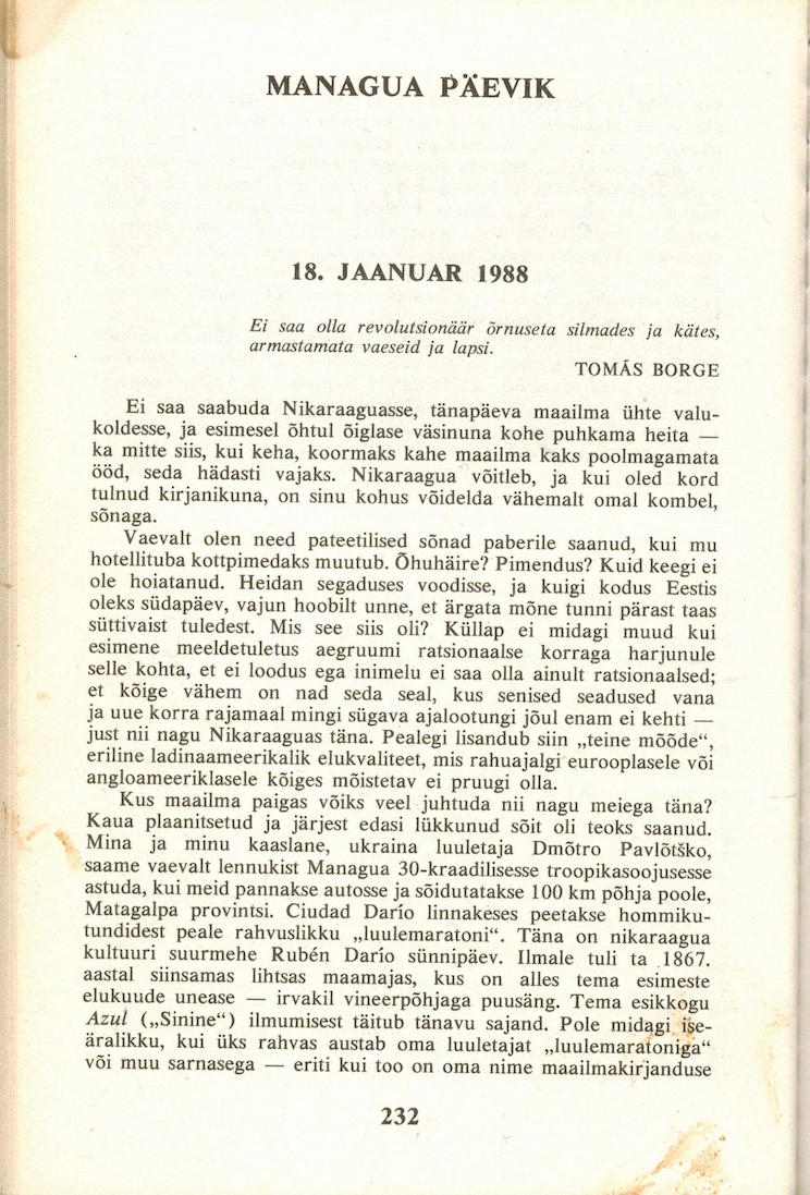 J&uuml;ri Talvet y el legado universal de Rub&eacute;n Dar&iacute;o